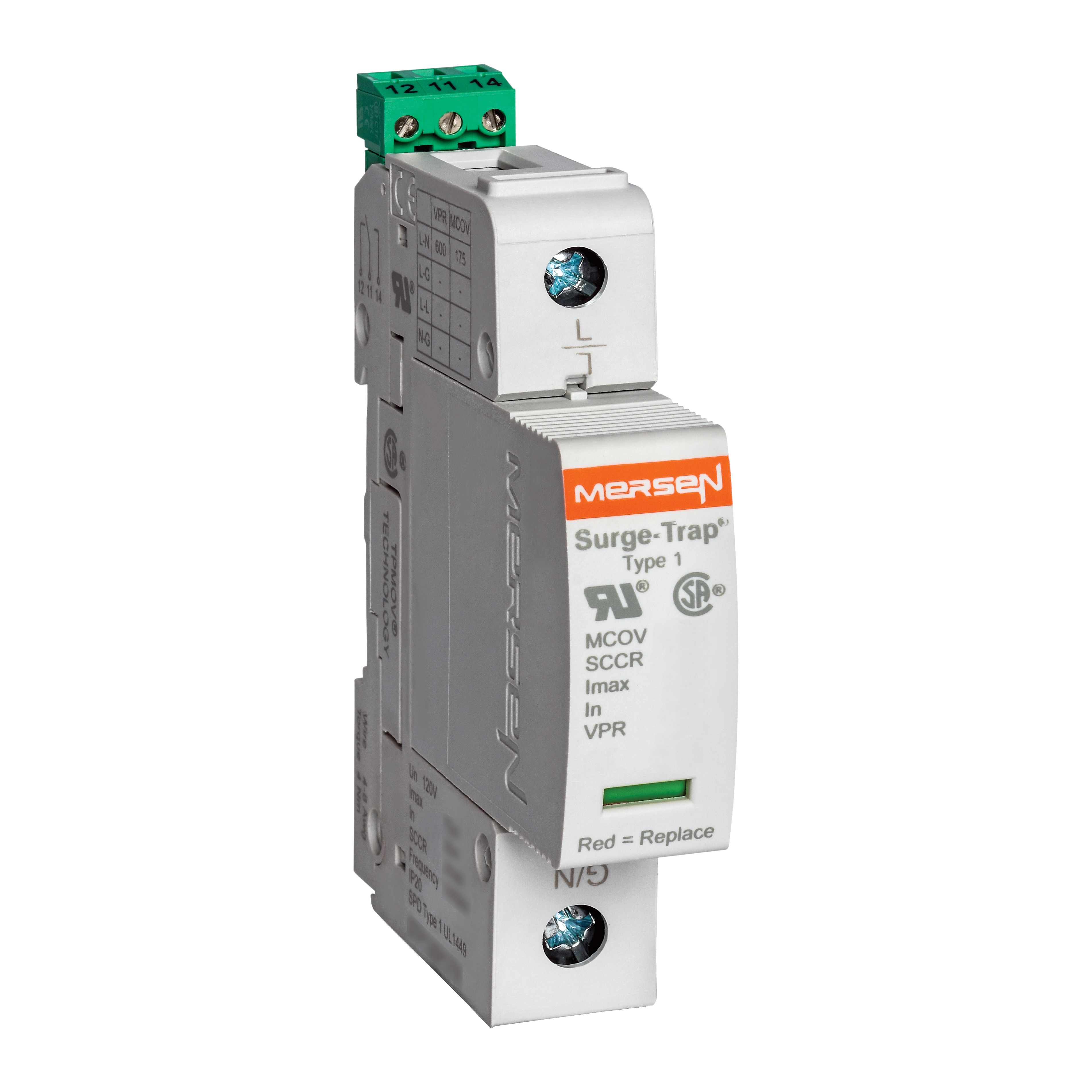 STP230P07M - SPD - Plugable STP 75 Series 240V L-N VPR 600V L-N MCOV 275V 75 kA 1-pole MICRO